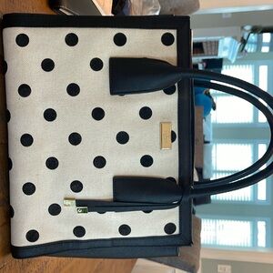 Kate Spade polka dot tote bag